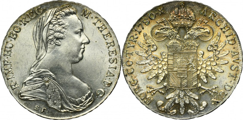 Austria, Maria Theresa, Thaler Wien 1780 SF - RESTRIKE New issue from the Vienna...