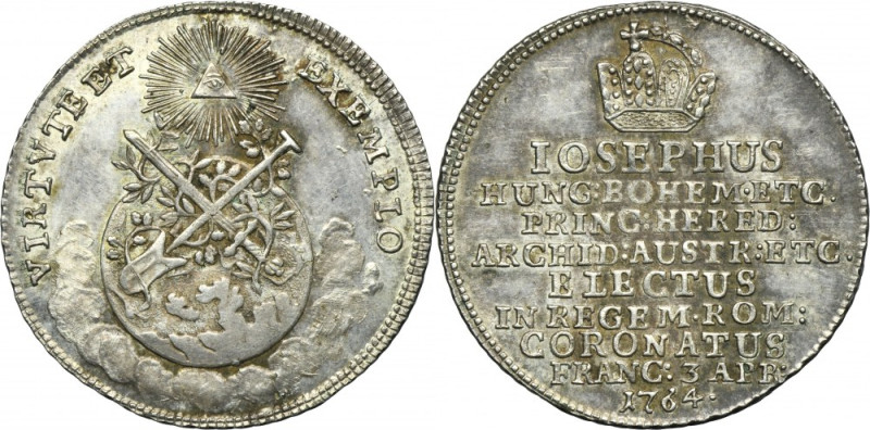 Austria, Maria Theresa, Coronation token Frankfurt 1764 Token minted on the occa...
