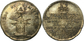 Austria, Franz I of Lorraine, Coronation token Frankfurt 1745