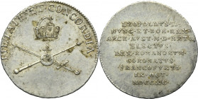 Austria, Leopold II, Coronation token Frankfurt 1790