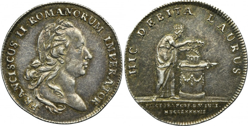 Austria, Franz II, Coronation token Frakfurt 1792 - RARE Rare coronation token f...