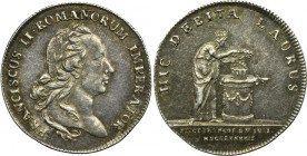 Austria, Franz II, Coronation token Frakfurt 1792 - RARE