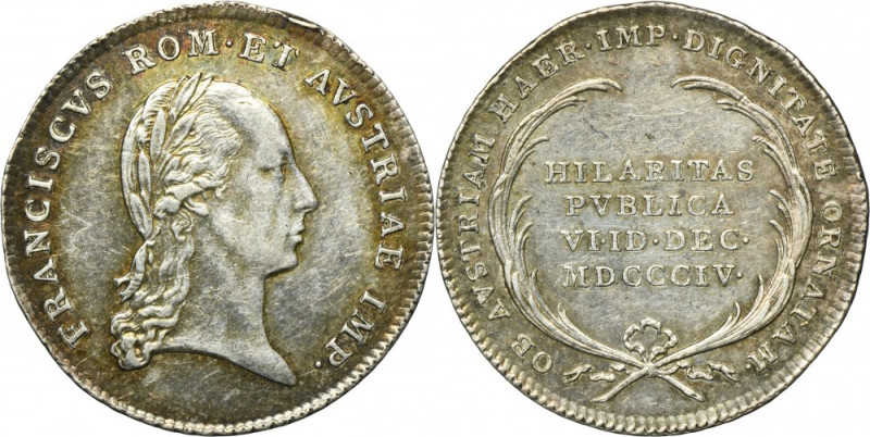 Austria, Franz II, Coronation Token 1804 Coronation token of Franz II from 1804 ...