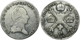 Austrian Netherlands, Franz II, 1/4 Thaler Wien 1795 A