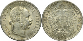 Austria, Franz Joseph I, 1 Florin Wien 1877