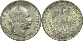 Austria, Franz Joseph I, 1 Florin Wien 1881