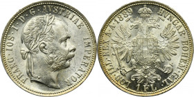 Austria, Franz Joseph I, 1 Floren Wien 1889