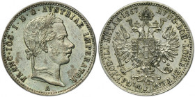 Austria, Franz Joseph I, 1/4 FLorin Wien 1857 A