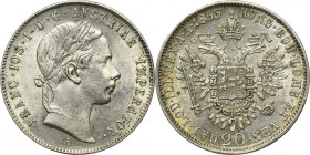 Austria, Franz Joseph I, 20 Kreuzer Wien 1853 A