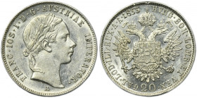 Austria, Franz Joseph I, 20 Kreuzer Wien 1855 A