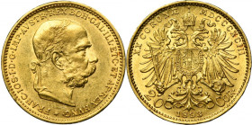 Austria, Franz Joseph I, 20 Corona Wien 1893