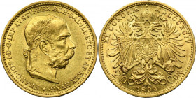 Austria, Franz Joseph I, 20 Corona Wien 1894