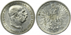 Austria, Franz Joseph I, 2 Corona Wien 1912