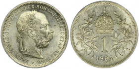 Austria, Franz Josef I, 1 Corona Wien 1894