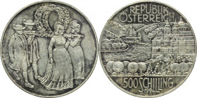 Austria, Second Republic, 500 Schillings Wien 1994 - River Region