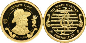Austria, Medal from the Most Famous Composers series 2010 - Giuseppe Verdi