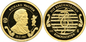 Austria, Medal from the Most Famous Composers series 2010 - Richard Wagner