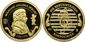Austria, Medal from the Most Famous Composers series 2010 - Wolfgang Amadeus Mozart