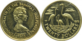 Bahamas, Elizabeth II, 20 Dollars 1973 - Independence