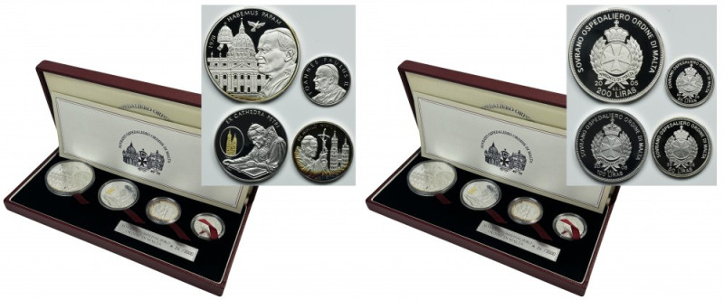 Set, Malta, Vintage set 2005 (4 pcs.) Set of four coins from Malta from 2005 in ...