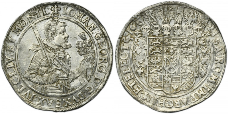 Germany, Saxony, Johann Georg I, Thaler Dresden 1621 Plenty of mint bloom. Light...