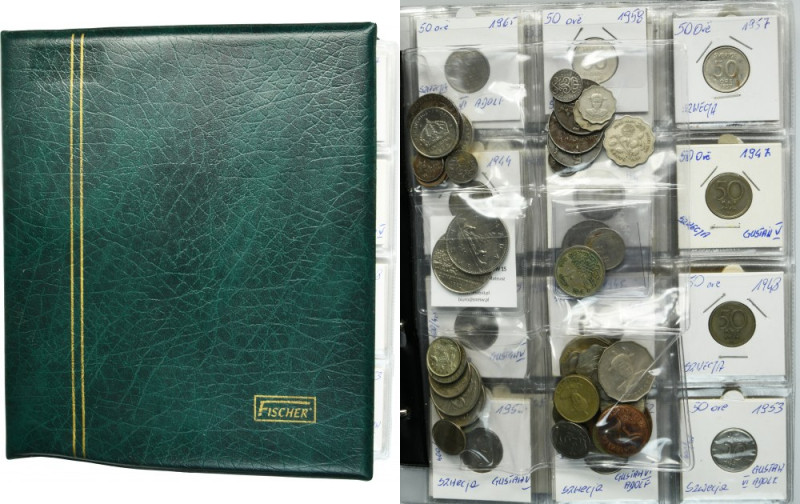 Lot, Sweden, Album with coins (278 pcs.) - SILVER Album with Sweden coins,&nbsp;...