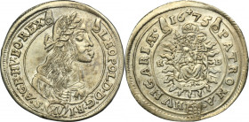 Hungary, Leopold I, 15 Kreuzer Kremnitz 1675