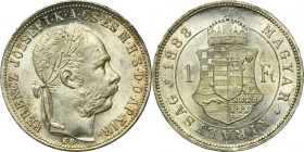 Hungary, Franz Joseph I, 1 Forint Kremnitz 1883 KB