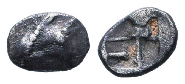 Greek Coins, AR Obol. 4th - 1st century B.C. AE

Reference :

Condition: Ver...