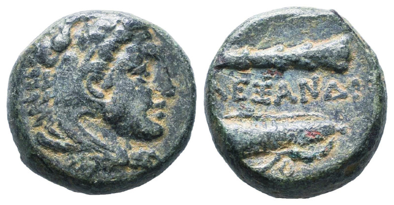 Kingdom of Macedon, Alexander III 'the Great' Ae, circa 323-310 BC.

Reference...