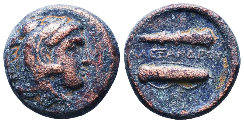 Kingdom of Macedon, Alexander III 'the Great' Ae, circa 323-310 BC.

Reference...