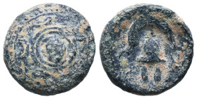 Kingdom of Macedon, Alexander III 'the Great' Ae, circa 323-310 BC.

Reference :

Condition: Very Fine
Weight: 4g