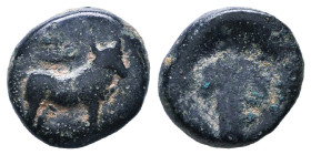 Greek Coins. 4th - 1st century B.C. AE

Reference :

Condition: Very Fine
Weight: 2g