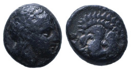 Greek Coins. 4th - 1st century B.C. AE

Reference :

Condition: Very Fine
Weight: 2g