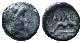 Greek Coins. 4th - 1st century B.C. AE

Reference :

Condition: Very Fine
Weight: 2g