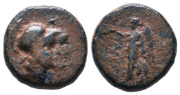 Greek Coins. 4th - 1st century B.C. AE

Reference :

Condition: Very Fine
Weight: 2g