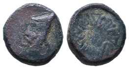 Greek Coins. 4th - 1st century B.C. AE

Reference :

Condition: Very Fine
Weight: 2g