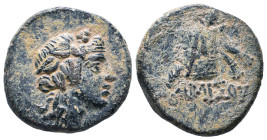 Greek Coins. 4th - 1st century B.C. AE

Reference :

Condition: Very Fine
Weight: 8g