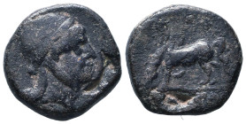 Greek Coins. 4th - 1st century B.C. AE

Reference :

Condition: Very Fine
Weight: 8g