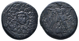 Greek Coins. 4th - 1st century B.C. AE

Reference :

Condition: Very Fine
Weight: 8g