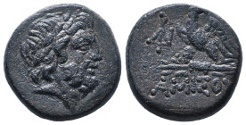 Greek Coins. 4th - 1st century B.C. AE

Reference :

Condition: Very Fine
Weight: 8g