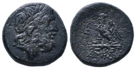 Greek Coins. 4th - 1st century B.C. AE

Reference :

Condition: Very Fine
Weight: 8g