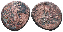 Greek Coins. 4th - 1st century B.C. AE

Reference :

Condition: Very Fine
Weight: 8g