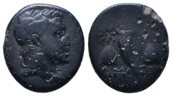 Greek Coins. 4th - 1st century B.C. AE

Reference :

Condition: Very Fine
Weight: 8g