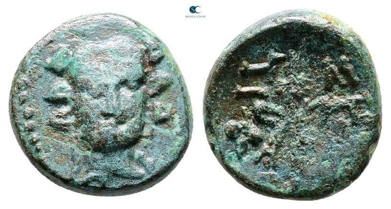 The Thracian Chersonese. Sestos circa 300 BC. 
Bronze Æ

12 mm, 1,61 g


...