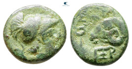 Islands off Thrace. Samothrace circa 300-100 BC. Bronze Æ