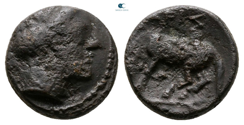 Thessaly. Larissa circa 380-337 BC. 
Bronze Æ

12 mm, 1,90 g



Nearly Ve...