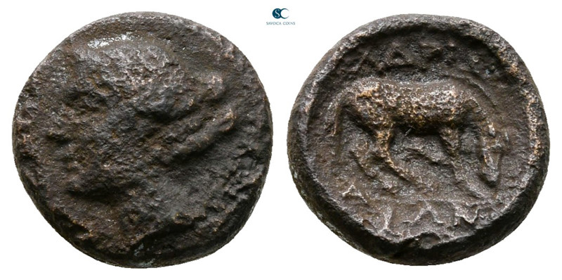 Thessaly. Larissa circa 380-337 BC. 
Bronze Æ

12 mm, 1,76 g



Nearly Ve...