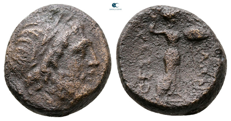 Thessaly. Thessalian League circa 150-120 BC. 
Bronze Æ

15 mm, 4,10 g


...