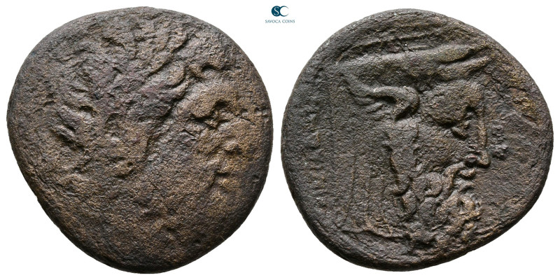 Akarnania. Oeniadae circa 219-211 BC. 
Bronze Æ

23 mm, 6,49 g



Fine